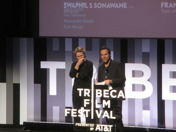 Willem Dafoe and Alessandro Nivola on the Tribeca International Narrative jury with Peter Fonda, Tavi Gevinson, and Ruth Wilson